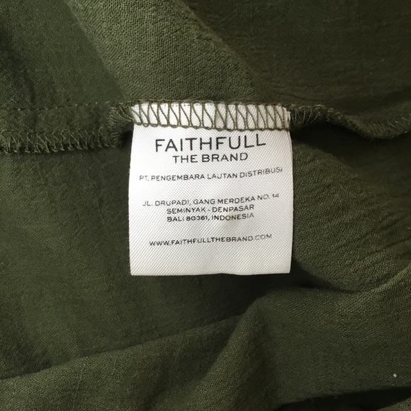 Faithfull the Brand Kara Wrap Dress - Size 2 - Picture 12 of 13
